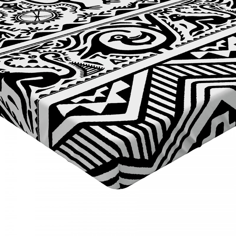 Microfiber Chevron Fitted Sheet, Full Fitted Sheet