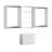 Devi Oak Wall Mounted Wood Closet System-1924130004