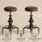 Set Of 2, 24Inch-29.9Inch Adjustable Height Industrial Swivel Sofa Pu Seat Indoor-Outdoor Use Chic Dining Bistro Cafe Side Barstool Bar Chair Coffee Chair Kitchen Counter Stool,Antique Copper-2024710616-2024710612-2034252933