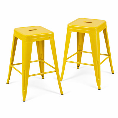 Counter Height Stool, Backless Metal Bar Stools
