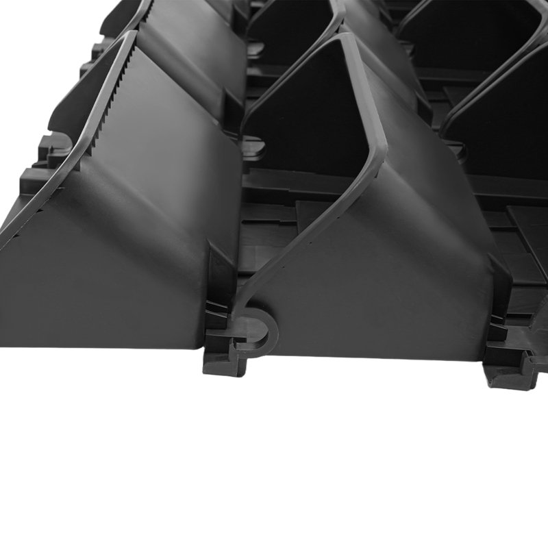 Wall-Mounted Planter With 18 Pots, Black