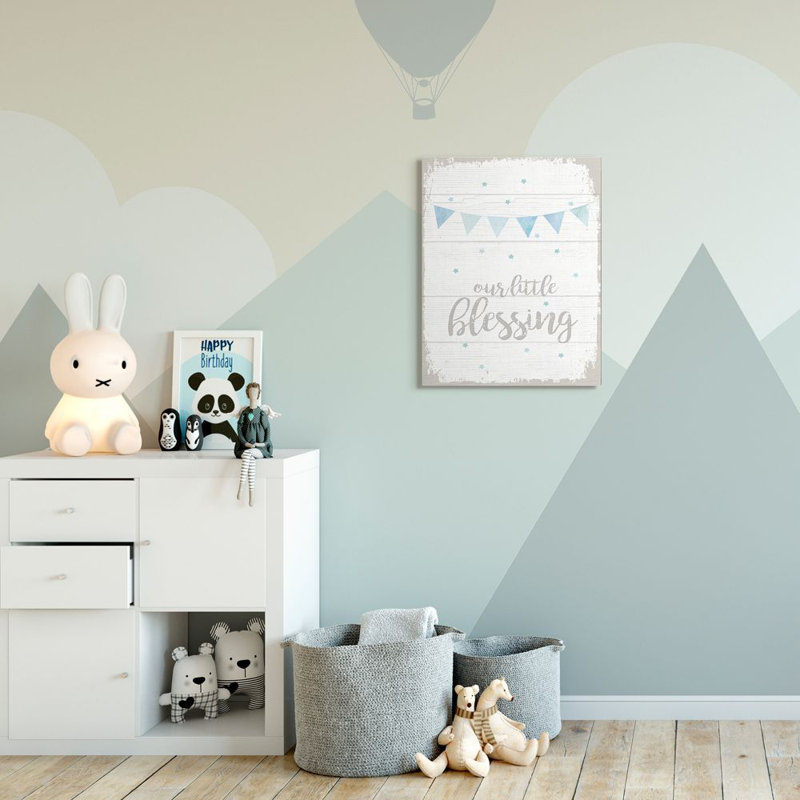«Hannan Our Little Blessing Kids», art textuel, H 24 po x l 30 po, Toile tendue