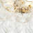 Wynetta 3 - Light Textured Glass Bubble Semi Flush Mount