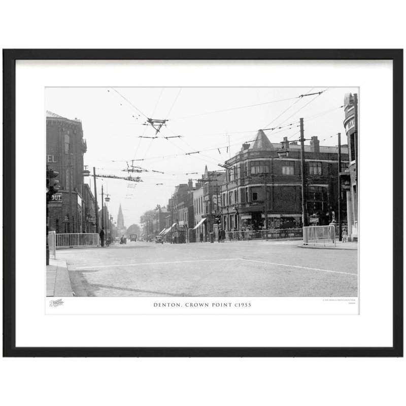 Denton, Crown Point C1955 by Francis Frith - Single Picture Frame Print, 28cm H x 36cm W x 2.3cm D