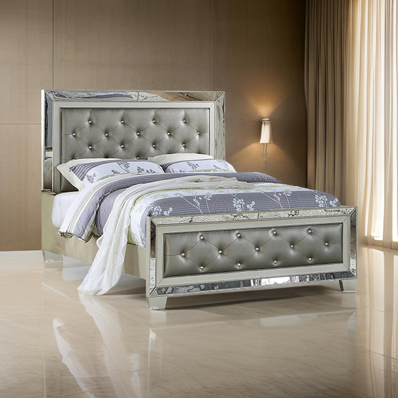 Barret Vegan Leather Standard Bed, King