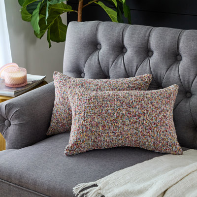 Textured Outdoor Throw Pillow