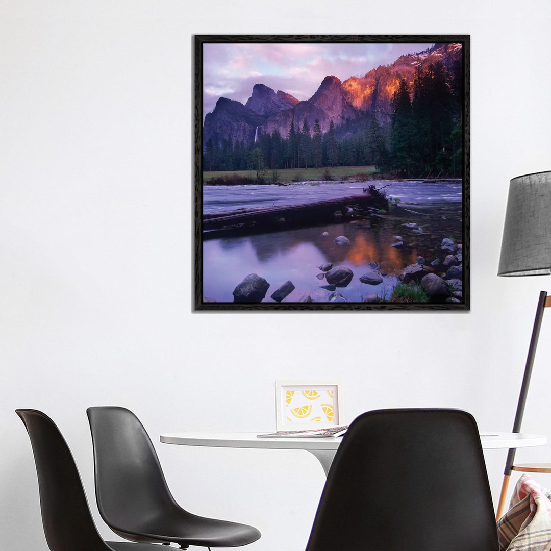 Bridal Veil Falls And The Merced River In Yosemite Valley, Yosemite National Park, California by Tim Fitzharris - Gallery-Wrapped Canvas Giclée on Can