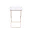 Table-plateau en acrylique et cuivre transparent Cercie