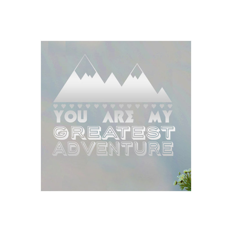 Wall Decal, Shiny Silver, Large