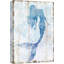 Sirène «sirène bleue sur panneau de bois effet d'art, photos de salle de bain de plage côtière nautique, grande impression sur toile encadrée,»-1674523345-1716366560-1734074169