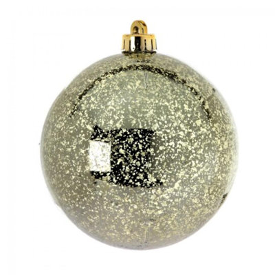 Set Of 6 Shiny Mercury Ball Ornaments