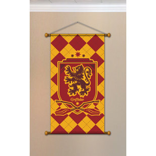 Harry Potter Gryffindor House Crest 0.25 Wide 3 Yards Long Repeat