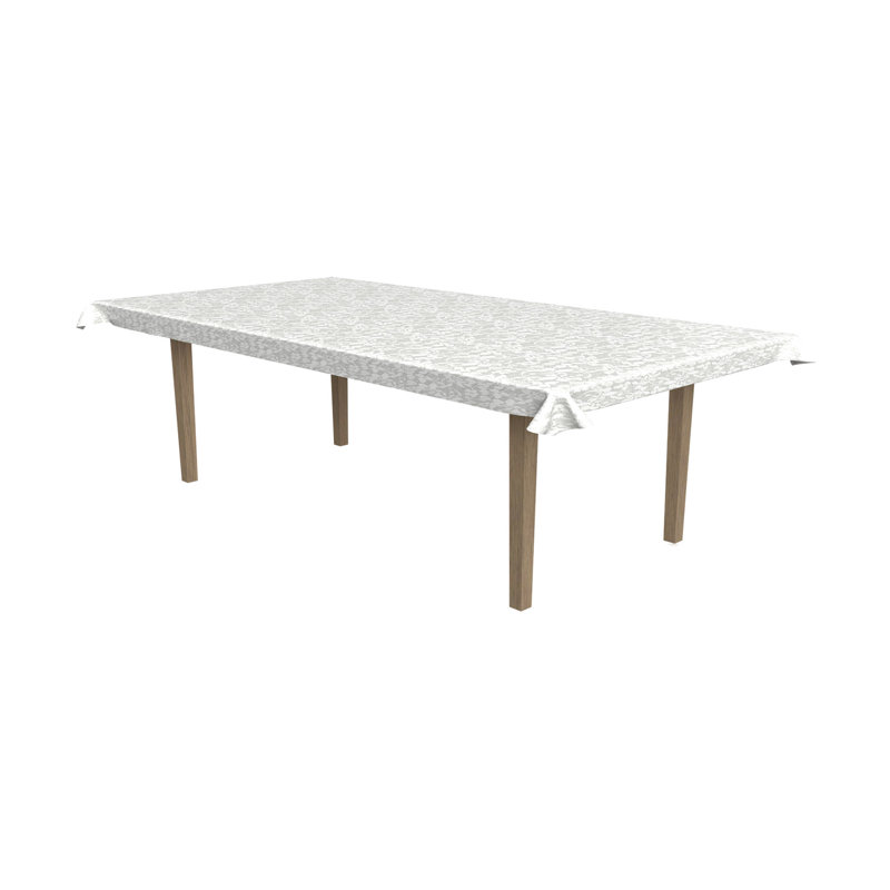 Rouleau de table en plastique et dentelle - 40 po x 100 pi - paquet de 1