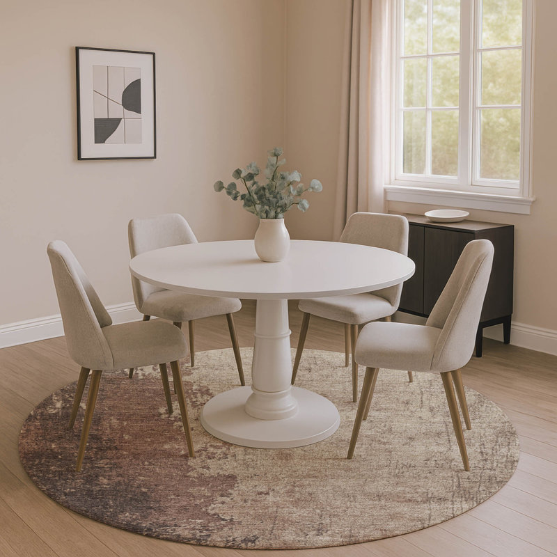 Premium Machine Washable Jakiyra AMF1904 Modern Rug, Round 8'