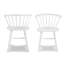 Table rectangulaire et ensemble de 6 chaises pour 7 chaises - bois naturel blanc avec sièges avant-gardistes