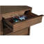 Verona Walnut 2-drawer Nightstand Bedside Table
