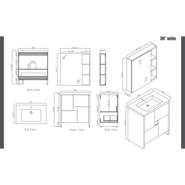 Dimensions du produit