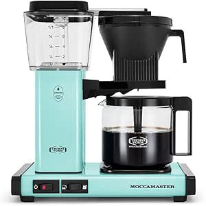 Technivorm Moccamaster 53934 KBGV Select 10-Cup Coffee Maker, Turquoise, Turquoise