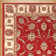Tapis rouille / beige Baranof