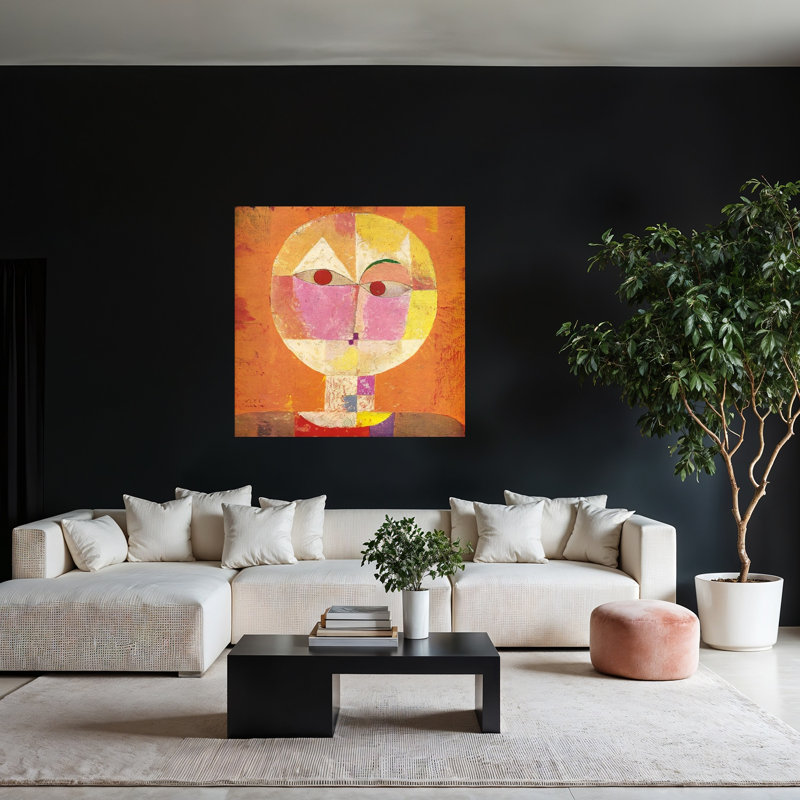 Impression d'art contemporain abstrait Senecio, H 48 po x l 48 po