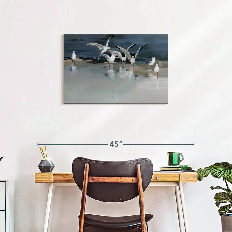 Seagulls Serenity, 20" H x 30" W