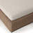 Piedmont Outdoor Double Chaise-Alessi Buff