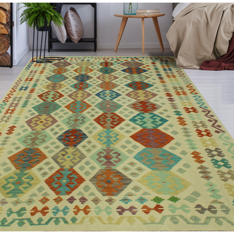 Tapis ivoire Sangat Kilim Eddard