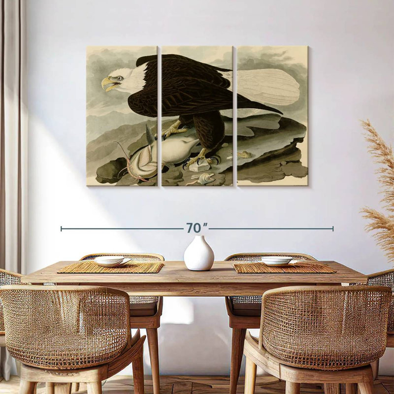 Brampt Whiteheaded Eagle, 36" H x 57" W