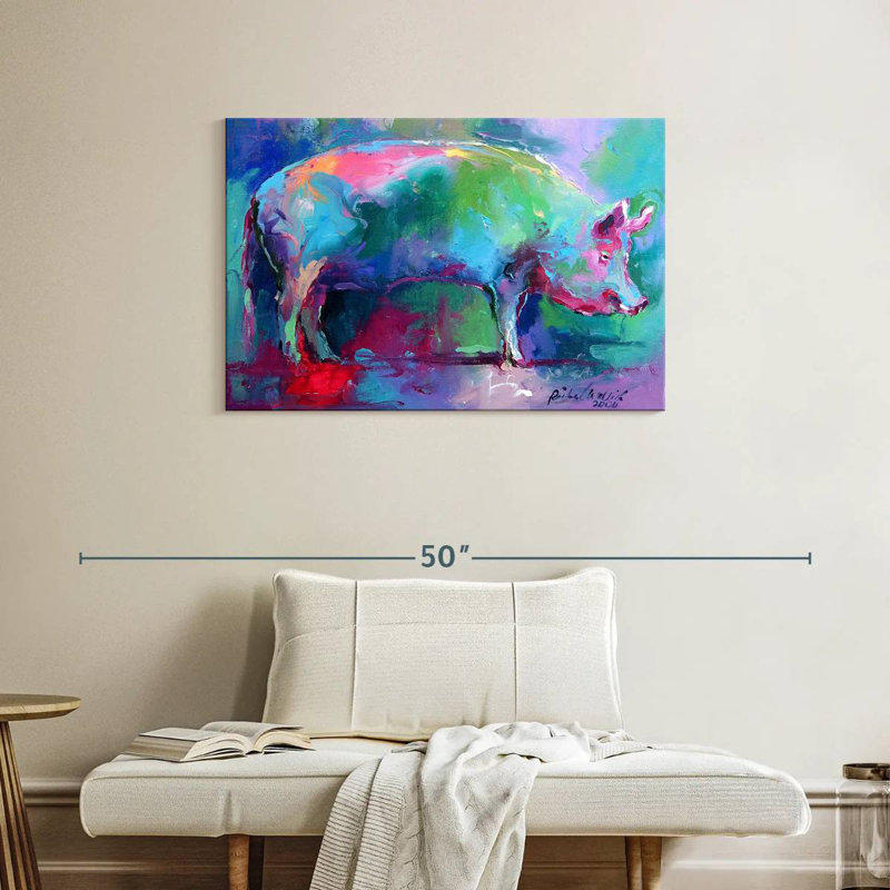 Brampt Pig II, 24" H x 36" W