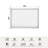 Lunara Belveled Edged Accent Rectangular Bathroom Wall Mirror with Tempered Glass & Rust-proof Aluminimn Framed-239064146-239064149