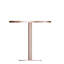 Table bistro ronde et moderne 31,5 pouces avec plateau tulipe et plateau en faux marbre, facile à assembler, structure en métal robuste-130190385