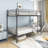 Twin Over Twin Bunk Bed With Reinforced Metal Frame, Noise-Free Design, And Ample Under-Bed Storage For Space-Smart Living.
