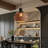 Brand 1 - Light Brown/Black Dome Pendant-428292194