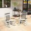 Ensemble de chaises berçantes 3 pièces