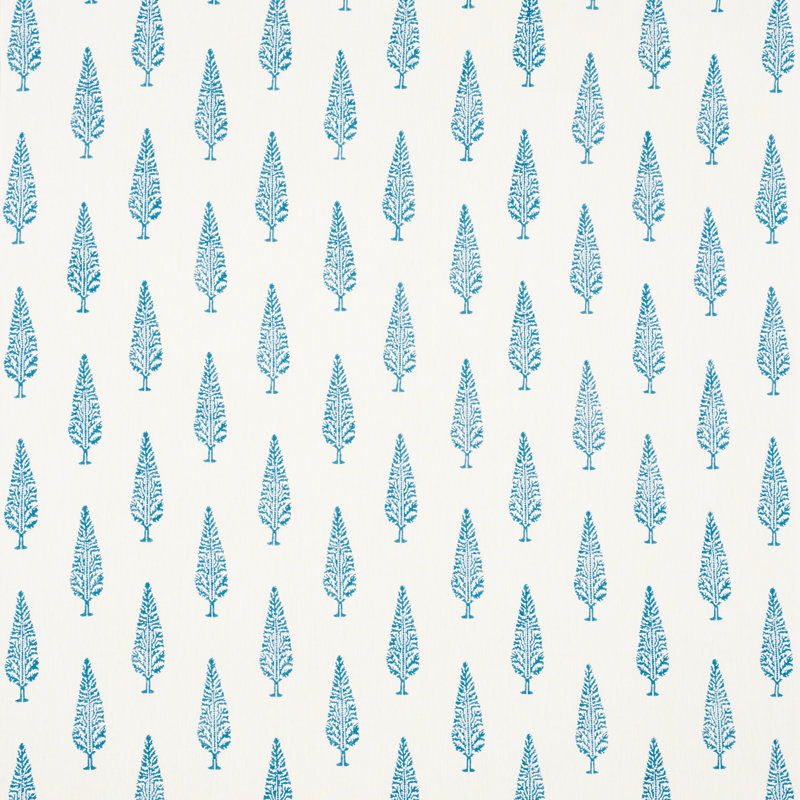 Juniper Block Print Fabric, Blue