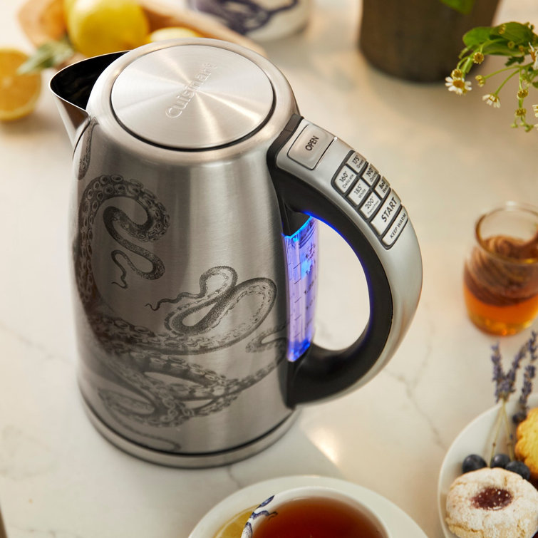 Caskata™ PerfecTemp® 1.7-Liter Cordless Programmable Electric Tea Kettle