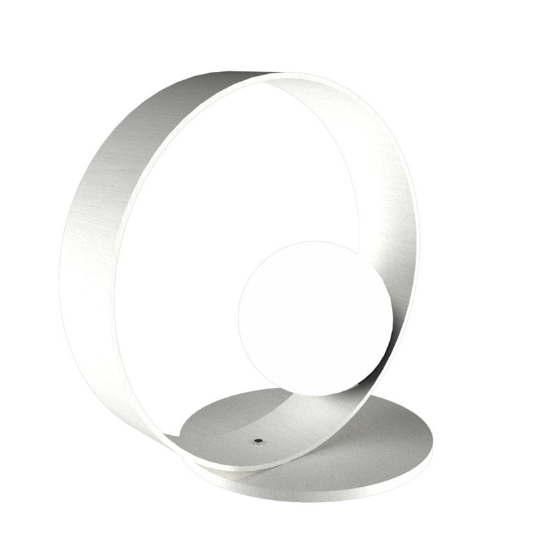 Sfera Desk Table Lamp, Organic White