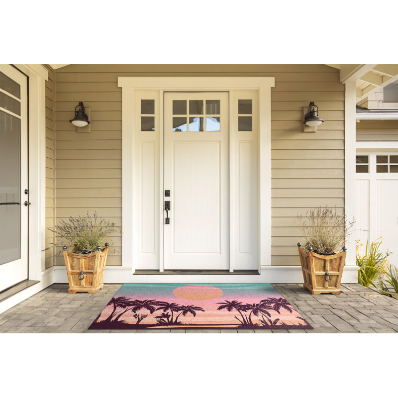 Non-Slip Ombre Outdoor Doormat
