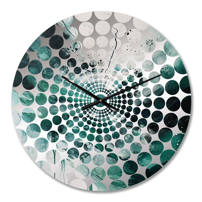 Timthoy - Abstract Marble Wall Clock, Small