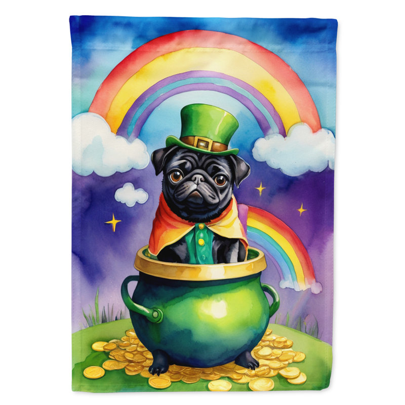 Double Sided 15.5'' H x 11.25'' W Polyester St Patrick's Day Garden Flag