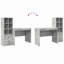 Desk With Storage With Shelf 2 Pcs 100 X 50 X 76 Cm-1057428197-833828527