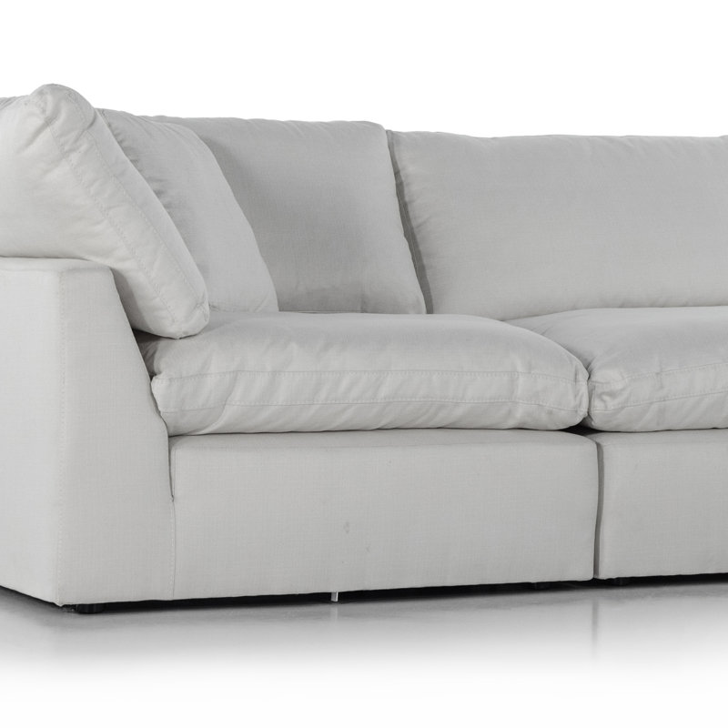 Stevie Modular Sectional, Anders Ivory Polyester