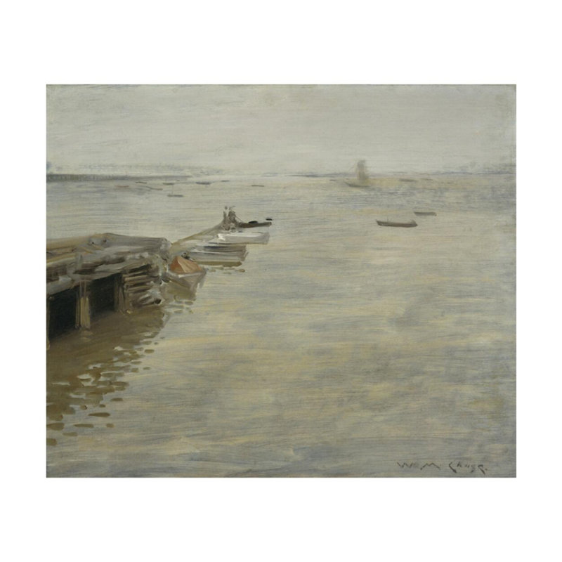 «A Gray Day» par William Merritt Chase - Estampe numérique, H 16 po x l 20 po