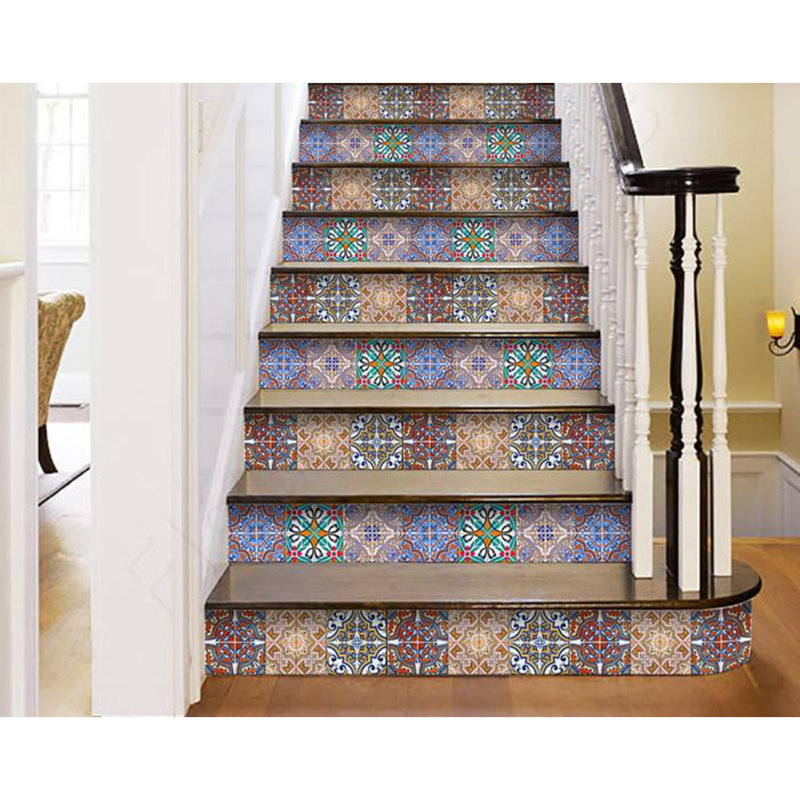 Carrelage mosaïque auto-adhésif en vinyle Mancuso, H 8 po x l 8 po x P 0,1 po