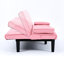 Lit rose de 67 pouces de long avec porte-gobelet et lit double pour différents cas de figure-1930158014