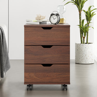 Antojuan 15.74'' Wide 3 -Drawer Mobile File Cabinet