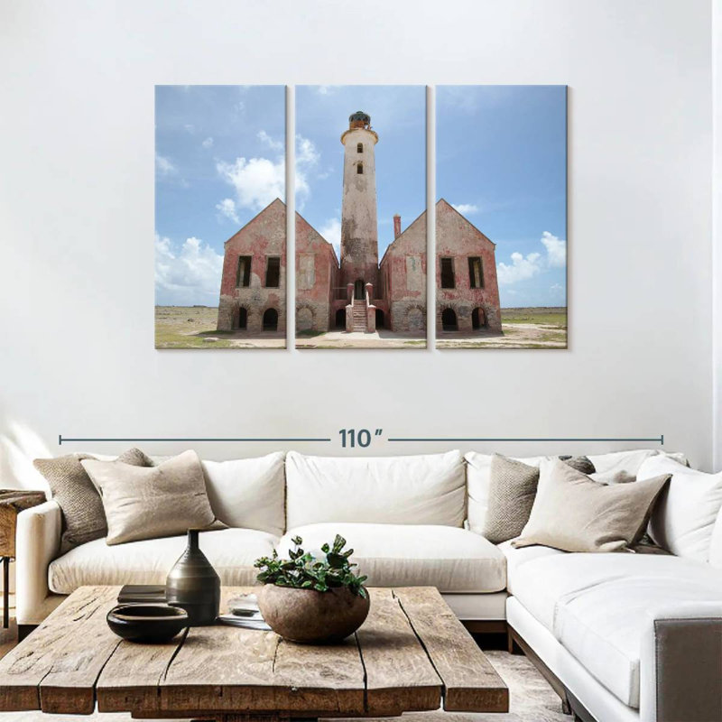 Little Curacao Lighthouse, 48" H x 74" W
