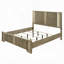Lit style rustique en bois massif 1pc-36108615
