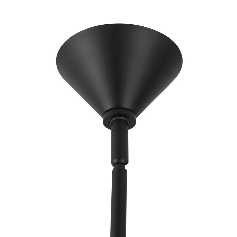 Lustre Ashford noir mat de 58 po, Noir mat