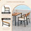 4 - Person Patio Dining Set with Rectangular Table , Cushions Included